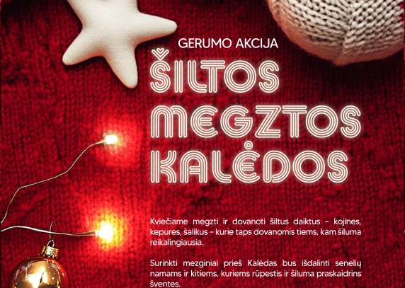 Gerumo akcija „Šiltos megztos Kalėdos“